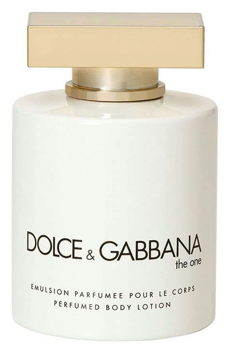 dolce gabbana body lotion the one